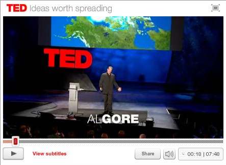 TED Talk: Ο Αλ Γκορ προειδοποιεί για τις τελευταίες κλιματικές τάσεις